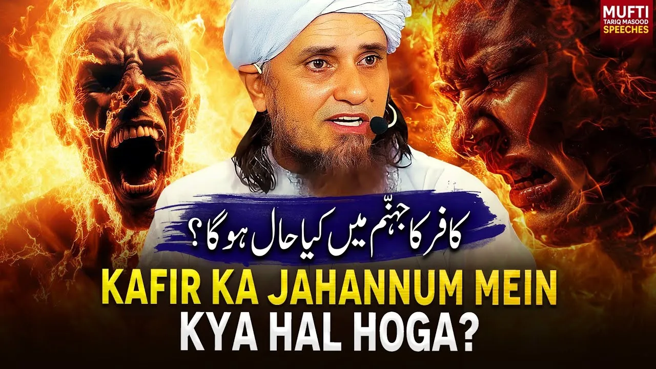 Kafir Ka Jahannum  Mein Kya Hal Hoga   | Mufti Tariq Masood Speeches